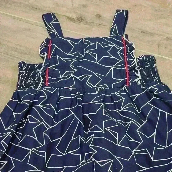 Cat & Jack Red, White and Blue Patriotic Maxi Dress - Picture 4 of 9